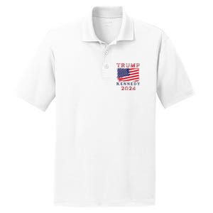 Trump Rfk Kennedy Presidential Campaign American Flag 2024 PosiCharge RacerMesh Polo