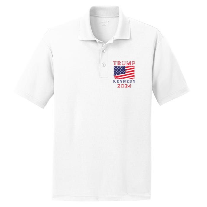 Trump Rfk Kennedy Presidential Campaign American Flag 2024 PosiCharge RacerMesh Polo