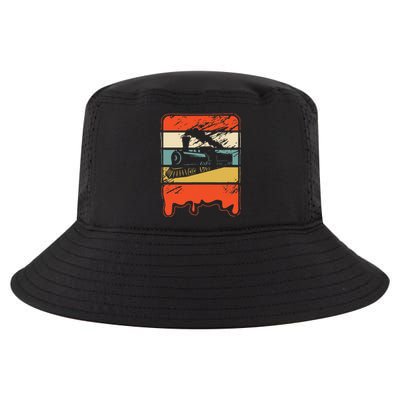 Train Railroad Locomotive Engineer Cool Comfort Performance Bucket Hat