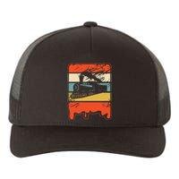 Train Railroad Locomotive Engineer Yupoong Adult 5-Panel Trucker Hat