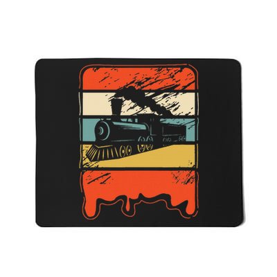 Train Railroad Locomotive Engineer Mousepad