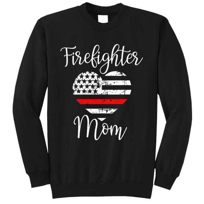 Thin Red Line Firefighter Mom Gift from Son Fireman Gift Sweatshirt