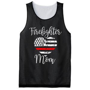 Thin Red Line Firefighter Mom Gift from Son Fireman Gift Mesh Reversible Basketball Jersey Tank