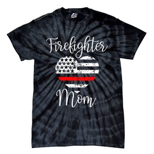 Thin Red Line Firefighter Mom Gift from Son Fireman Gift Tie-Dye T-Shirt