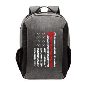 Thin Red Line Axe American Flag Patriot Firefighter Gift Vector Backpack