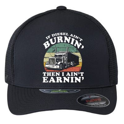 Trucker Road Lorry Big Rig Trucking Truckin Flexfit Unipanel Trucker Cap