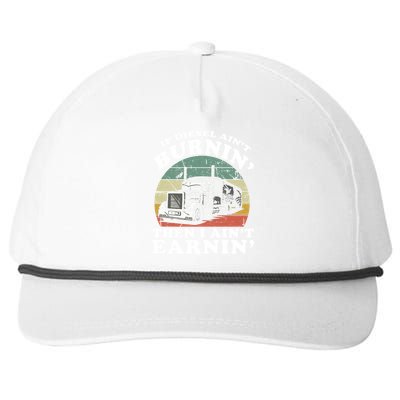 Trucker Road Lorry Big Rig Trucking Truckin Snapback Five-Panel Rope Hat