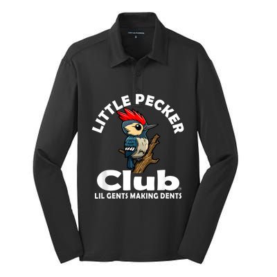 The Real Little Pecker Club Silk Touch Performance Long Sleeve Polo