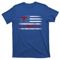 Thin Red Line Usa Us Flag Heartbeat Pride Nurse Gift T-Shirt