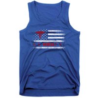 Thin Red Line Usa Us Flag Heartbeat Pride Nurse Gift Tank Top