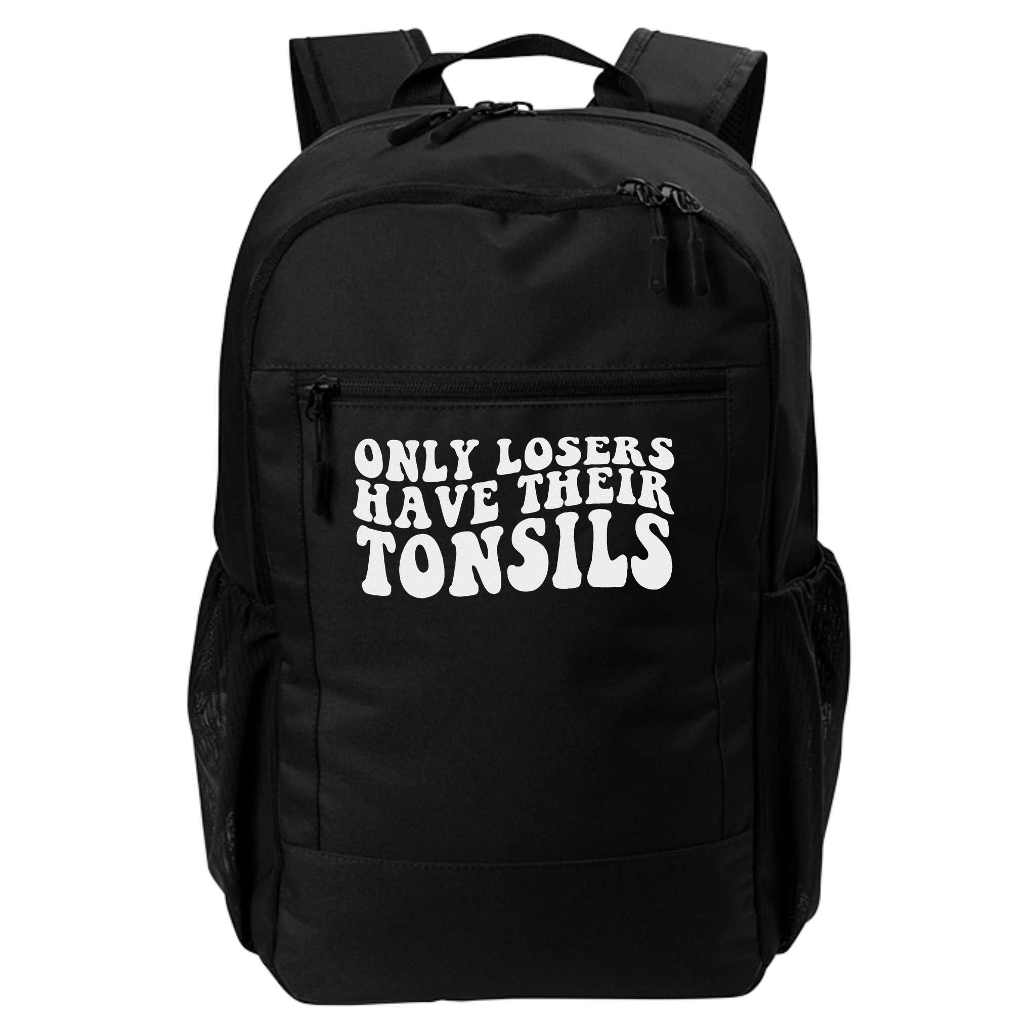 Tonsillectomy Recovery Losers Have Their Tonsil Backpack