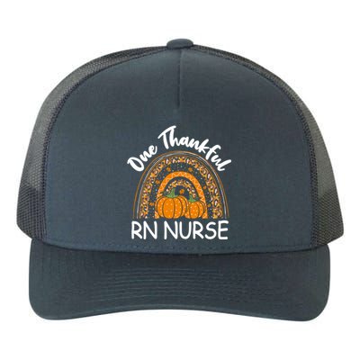 Thanksgiving Rainbow Leopard One Thankful Rn Nurse Cute Gift Yupoong Adult 5-Panel Trucker Hat