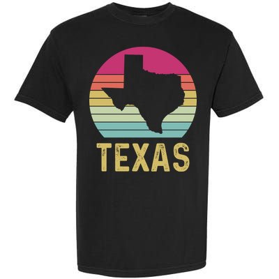 Texas Retro Logo Art Garment-Dyed Heavyweight T-Shirt