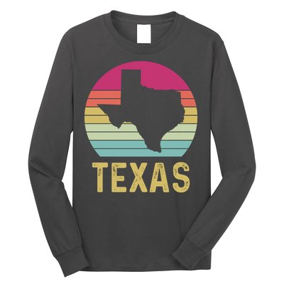 Texas Retro Logo Art Long Sleeve Shirt