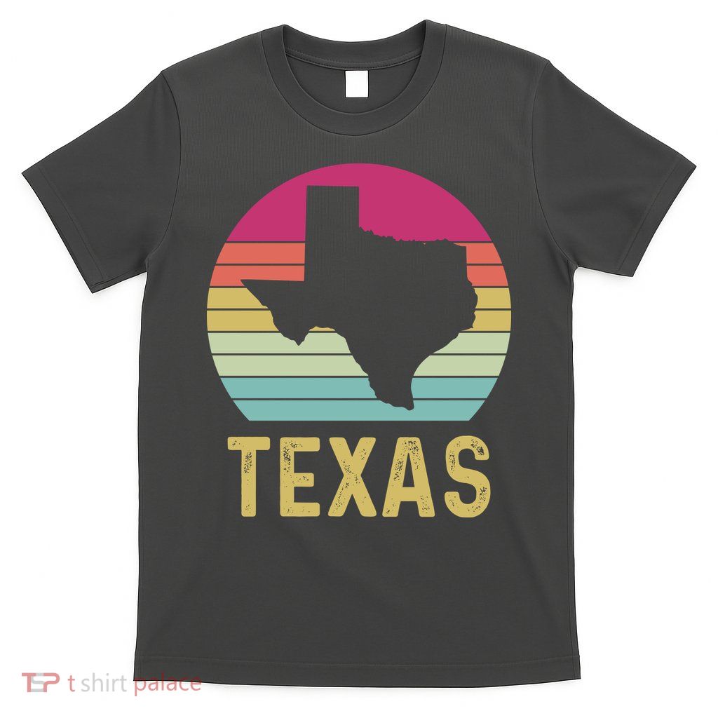 Texas Retro Logo Art T-Shirt