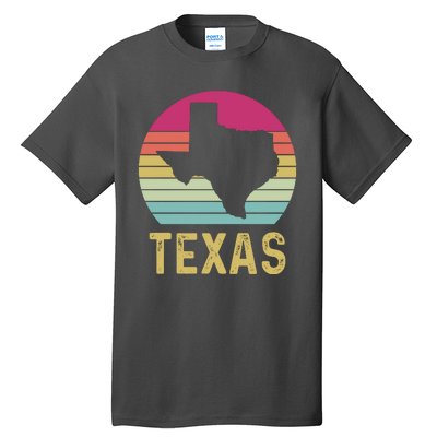 Texas Retro Logo Art Tall T-Shirt