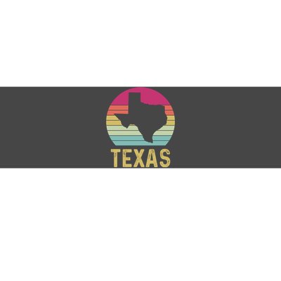 Texas Retro Logo Art Bumper Sticker