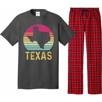 Texas Retro Logo Art Pajama Set