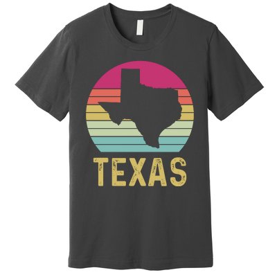 Texas Retro Logo Art Premium T-Shirt