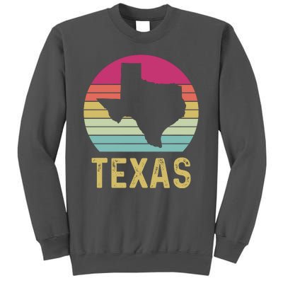 Texas Retro Logo Art Tall Sweatshirt