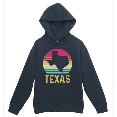 Texas Retro Logo Art Urban Pullover Hoodie