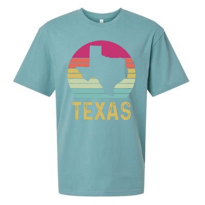 Texas Retro Logo Art Sueded Cloud Jersey T-Shirt