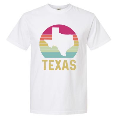 Texas Retro Logo Art Garment-Dyed Heavyweight T-Shirt