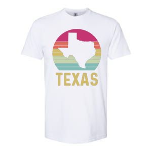 Texas Retro Logo Art Softstyle® CVC T-Shirt