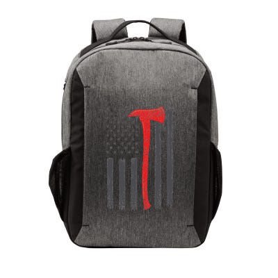 Thin Red Line Flag Firefighter Axe Vintage Fire Fighter Flag Vector Backpack