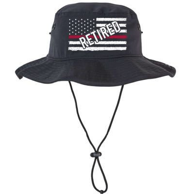 Thin Red Line Flag Retired Firefighter Retiret Fire Servi Gift Legacy Cool Fit Booney Bucket Hat