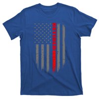 Thin Red Line Flag Retired Firefighter Gift T-Shirt