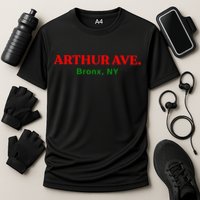 The Real Little Italy Arthur Ave Bronx Ny Cooling Performance Crew T-Shirt