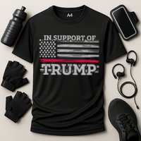 Thin Red Line In Support Of Trump Fire Fighters Cool Gift Cooling Performance Crew T-Shirt