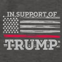 Thin Red Line In Support Of Trump Fire Fighters Cool Gift Vector Backpack