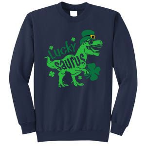 T Rex Lucky Saurus Rex St Patricks Day Sweatshirt