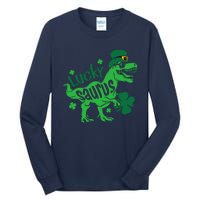 T Rex Lucky Saurus Rex St Patricks Day Tall Long Sleeve T-Shirt