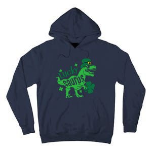 T Rex Lucky Saurus Rex St Patricks Day Tall Hoodie