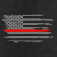 Thin Red Line Fire Fire And Rescue American Flag Gift Golf Towel