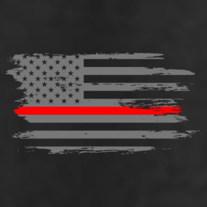 Thin Red Line Fire Fire And Rescue American Flag Gift Golf Towel
