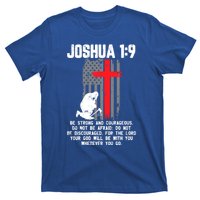 Thin Red Line Firefighter Cross Bible Verse Christian Gift T-Shirt