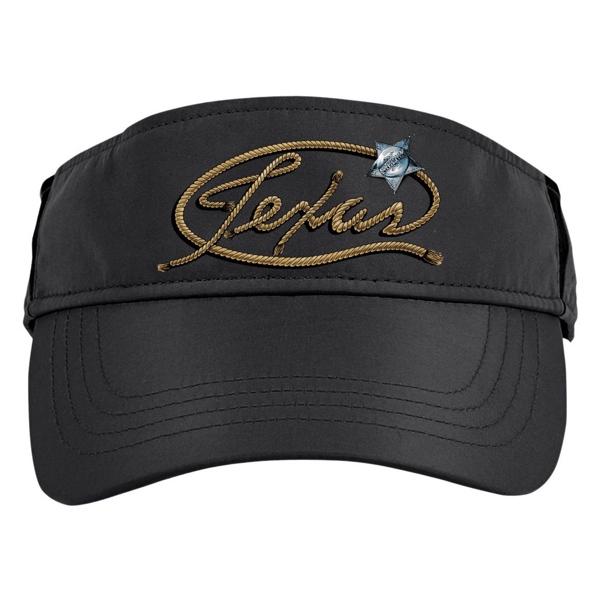 Texas Rope Logo Adult Drive Performance Visor