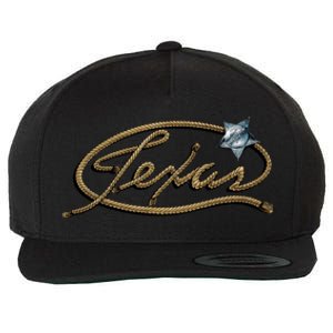 Texas Rope Logo Wool Snapback Cap