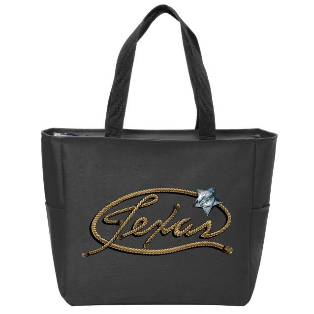 Texas Rope Logo Zip Tote Bag