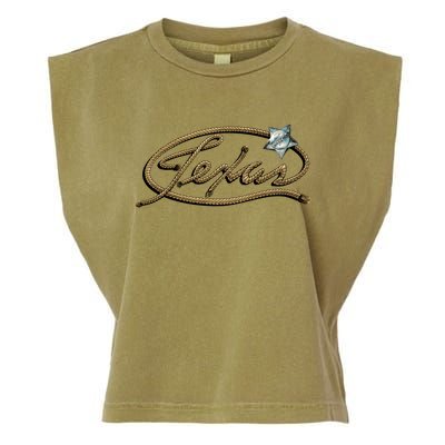 Texas Rope Logo Garment-Dyed Women's Muscle Tee