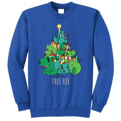 Tree Rex Merry Christmas Funny Tree Rex Christmas Gift Sweatshirt