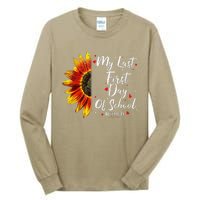 Teachers Retirement My Last First Day Of School Funny Tall Long Sleeve T-Shirt