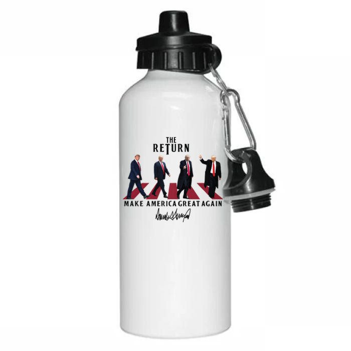 The Return Make America Great Trump For President Aluminum Water Bottle