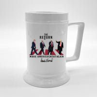 The Return Make America Great Trump For President Beer Stein