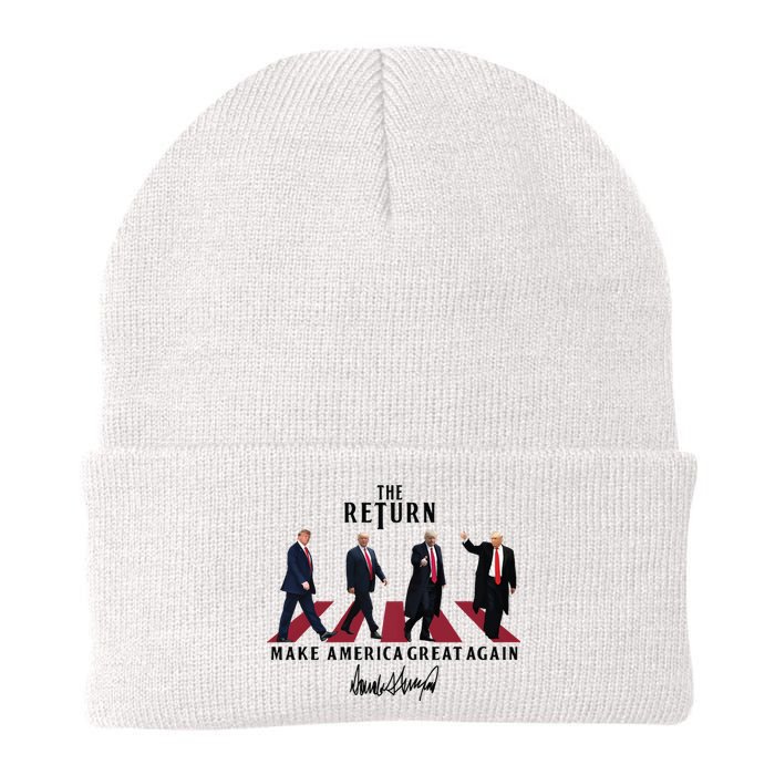 The Return Make America Great Trump For President Knit Cap Winter Beanie