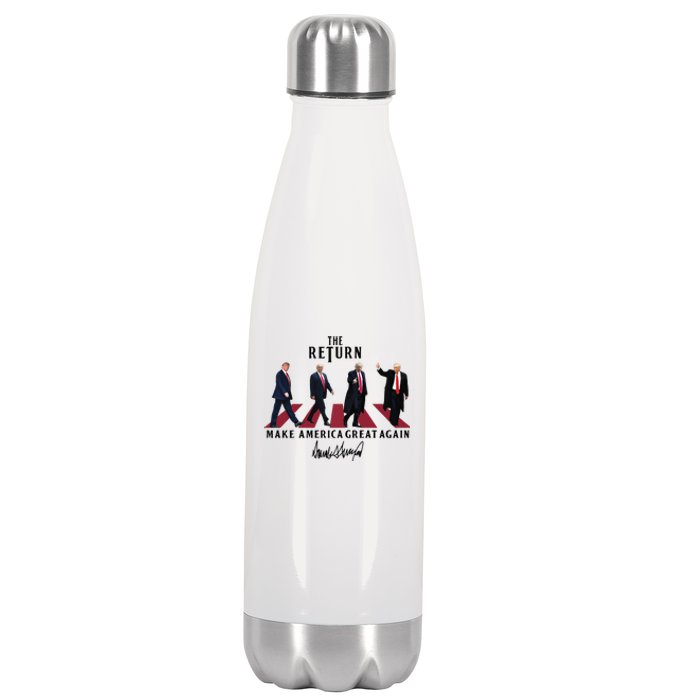 The Return Make America Great Trump For President Stainless Steel Insulated Water Bottle